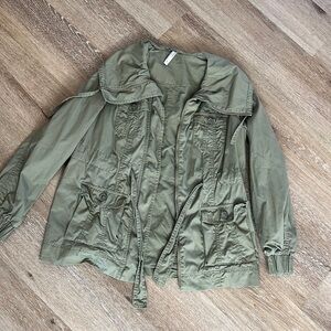 Old Navy Green Zip Up Jacket Size Small